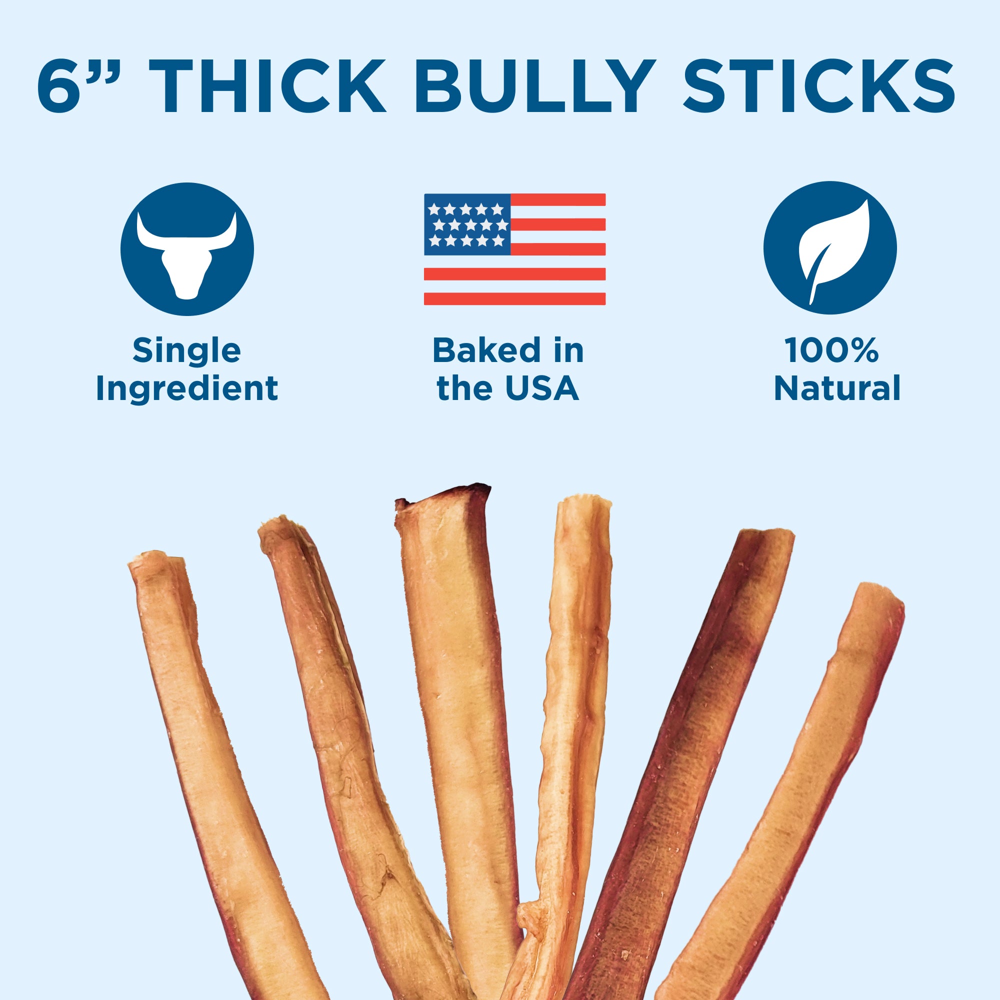 6-Inch Thick Bully Stick flavored dog harness by Best Bully Sticks.