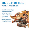 Best Bully Sticks&#39; Bully Bites are the best for small and light chewers.