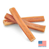Three 6-Inch Jumbo USA-Baked Odor-Free Bully Sticks by Best Bully Sticks on a white background.