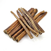 A pile of Best Bully Sticks&#39; 12-Inch Odor-Free Bully Stick Mix on a white background.