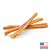 Two Best Bully Sticks of 12-Inch Jumbo USA-Baked Odor-Free Bully Sticks on a white background.