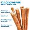 12-inch odor-free Best Bully Sticks mix.