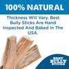 100% natural Beef Jerky Strips for Dogs (25 pack, 12 inch) are hand inspected and baked in the USA by Best Bully Sticks.