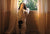 dog looking out window