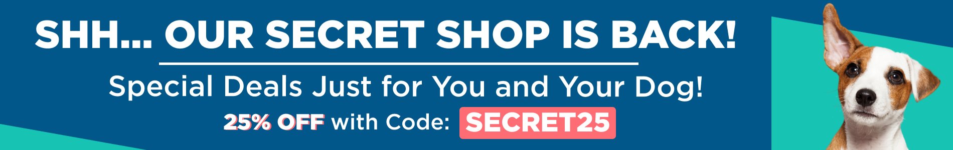 25% Off Secret Shop for Members Only