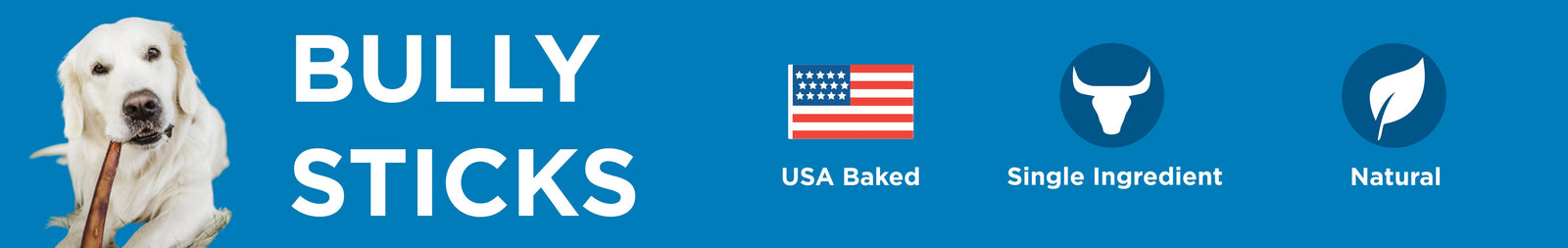 Natural Bully Sticks for Dogs