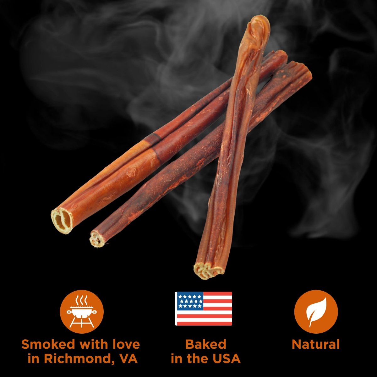 Smoked with love in Richmond, VA Baked in the USA Natural