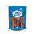 A blue resealable bag labeled "Best Bully Sticks" shows 6-Inch Standard Bully Stick dog chews made from beef, with two bully sticks placed in front of the bag.