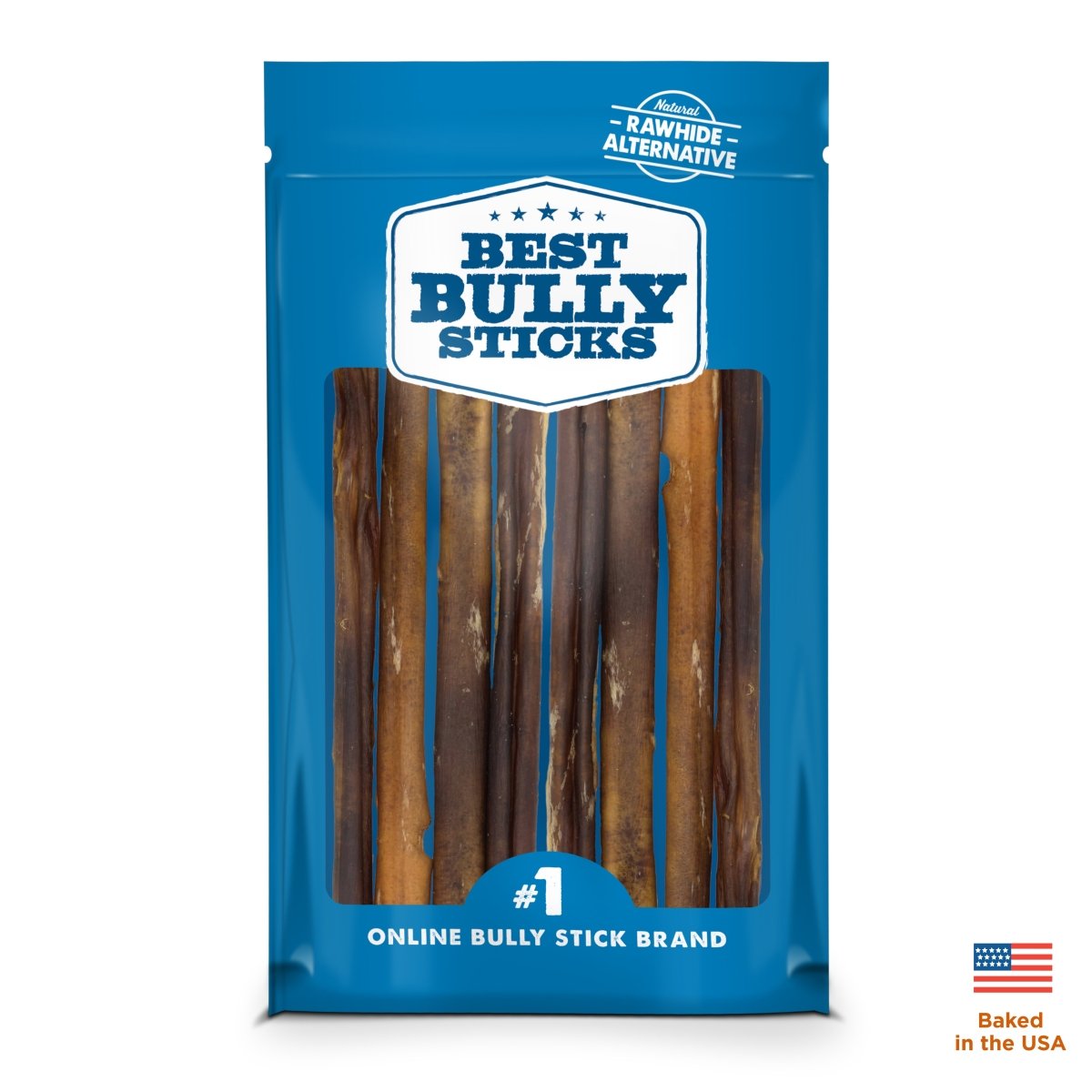 12-Inch Jumbo USA-Baked Odor-Free Bully Stick | Best Bully Sticks