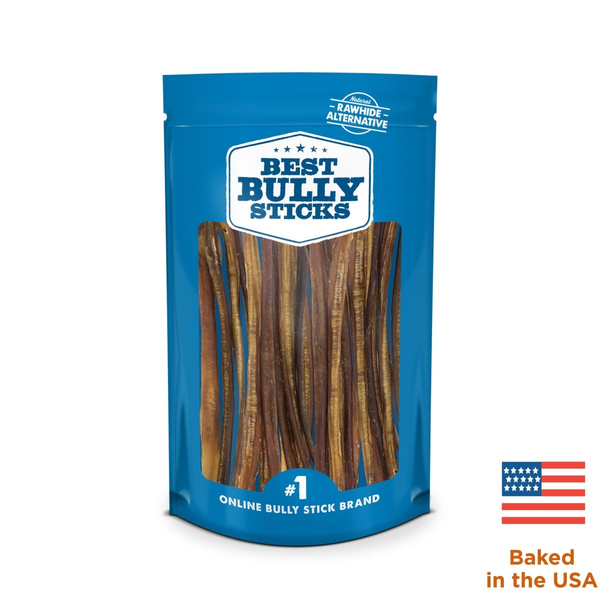 12-Inch Standard USA-Baked Odor-Free Bully Stick | Best Bully Sticks