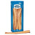 A blue resealable Best Bully Sticks package stands upright, filled with several 12-Inch Thick Bully Sticks; one all-natural beef dog chew stick lies in front of the bag.