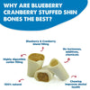 Why are the Blue Cranberry Stuffed Shin Bones (3 Pack) from Best Bully Sticks the best?