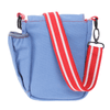 A Walkie Shoulder Bag - Light Blue messenger bag with a strap by Best Bully Sticks.