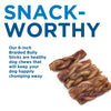 Snack worthy 6-Inch Braided Bully Sticks for dogs by Best Bully Sticks.