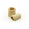 A rolled up Blue Cranberry Stuffed Shin Bone (3 Pack) from Best Bully Sticks on a white surface.