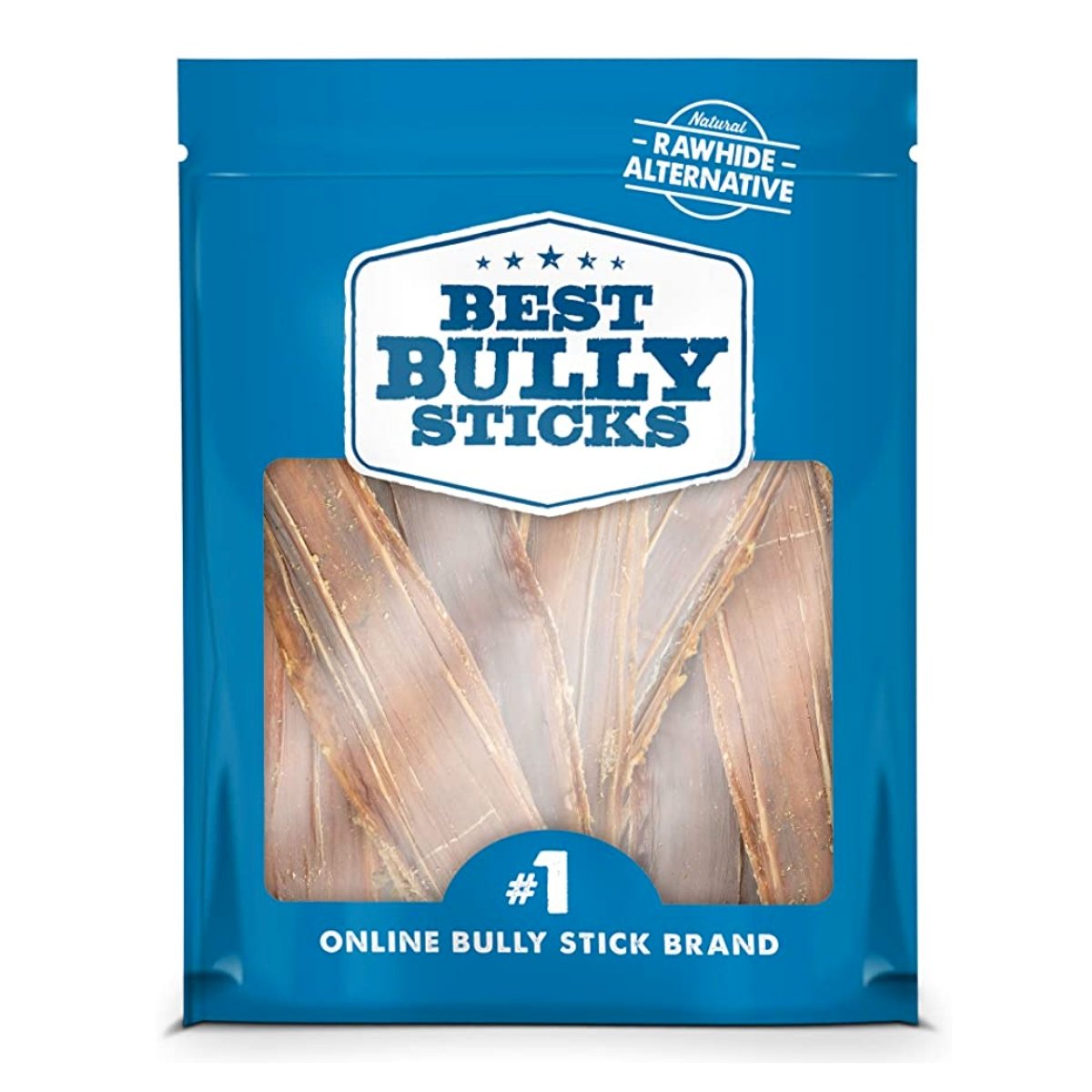 5-6 Inch Beef Jerky Gullet Strips from Best Bully Sticks