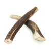 Two XL Whole Antlers (1 count) from Best Bully Sticks on a white background.
