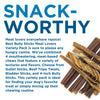 A Meat Lovers Variety Pack (20 Count) dog treat with the words snack worthy from Best Bully Sticks.