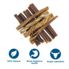 Four different types of Best Bully Sticks Meat Lovers Variety Pack (20 Count) on a white background.