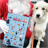 A Best Bully Sticks Holiday Dog Treat Advent Calendar with a Santa Claus.
