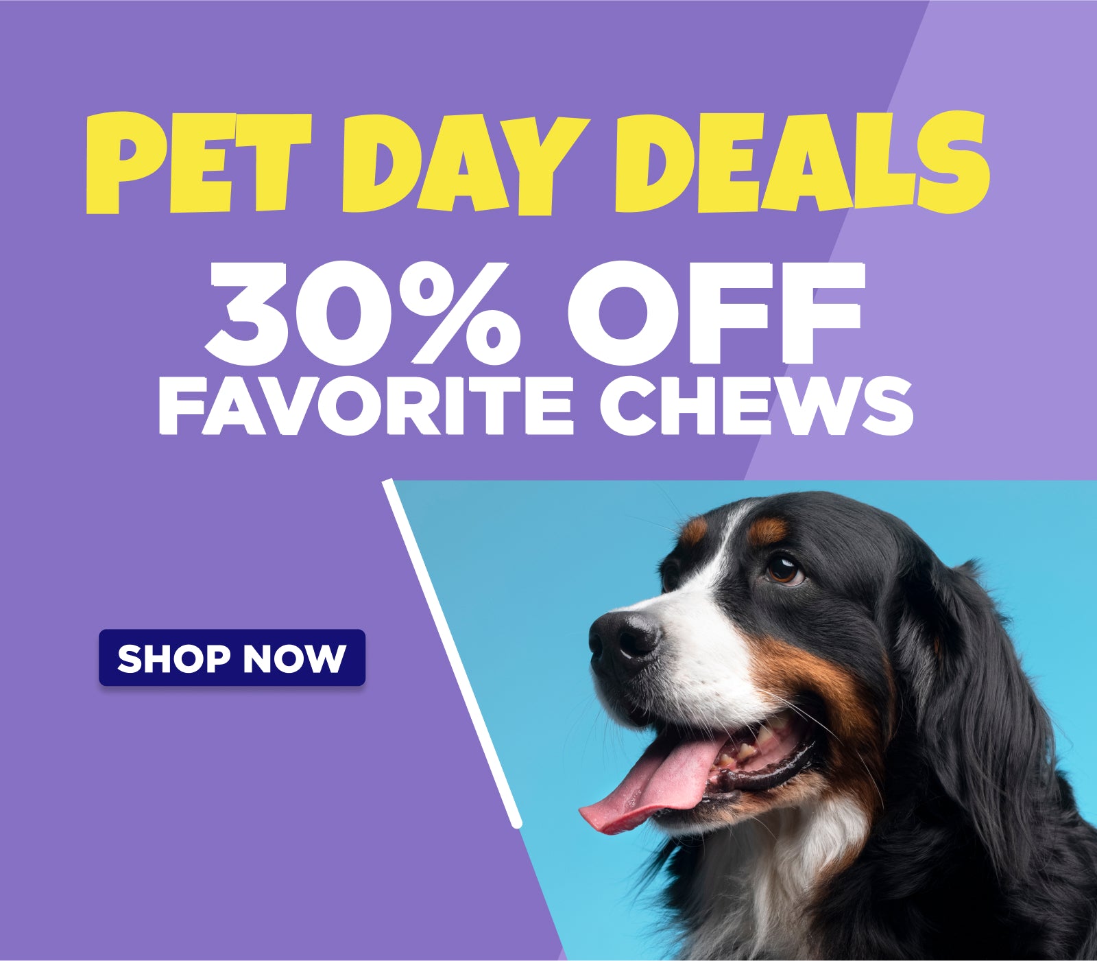 pet day deals 30% off favorite chews shop now