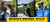 Photos of dogs outside with girl eating Hickory Smoked Bully
