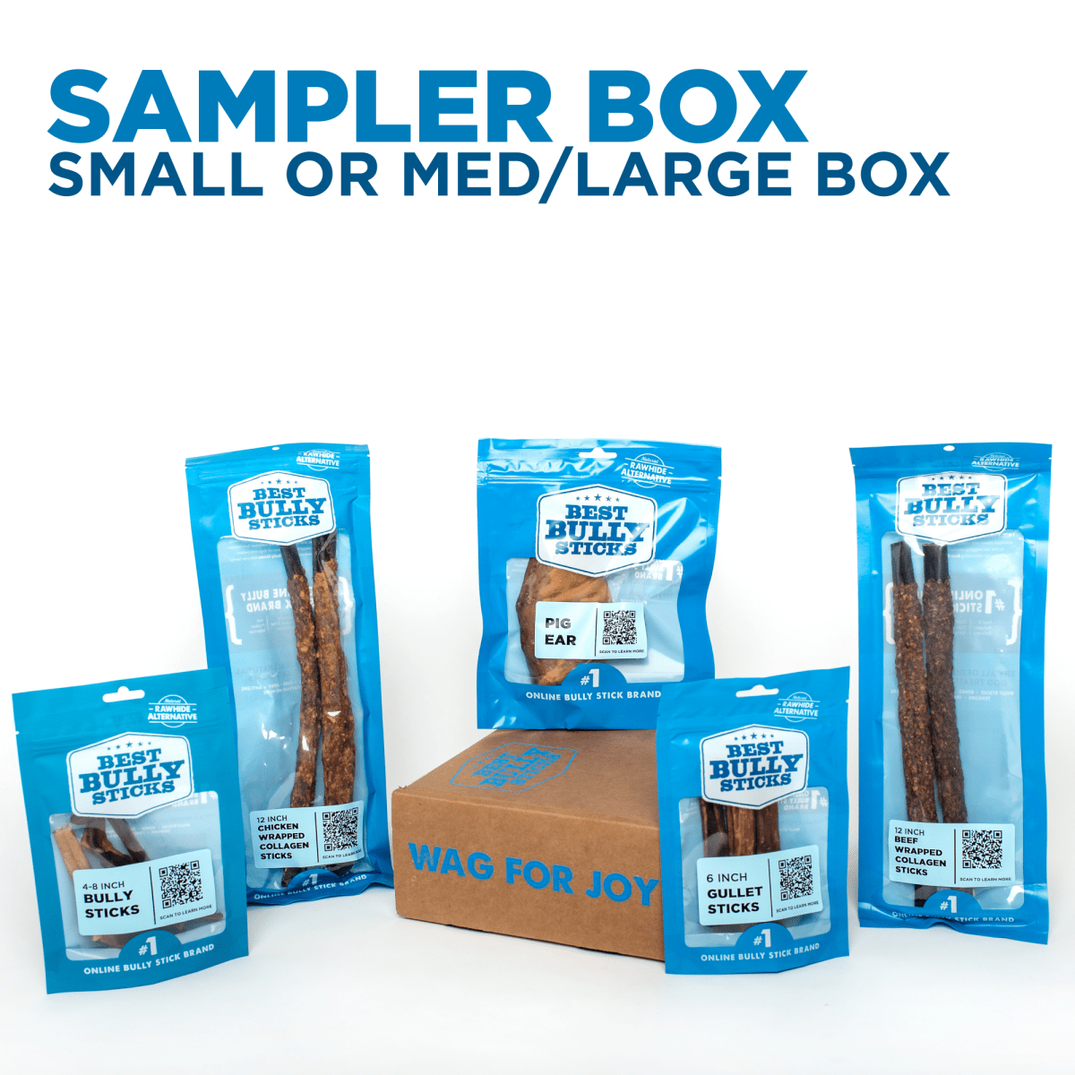 BBS Sampler Box Best Bully Sticks