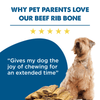 Why pet parents love our Best Bully Sticks Beef Rib Bone (10 Pack).