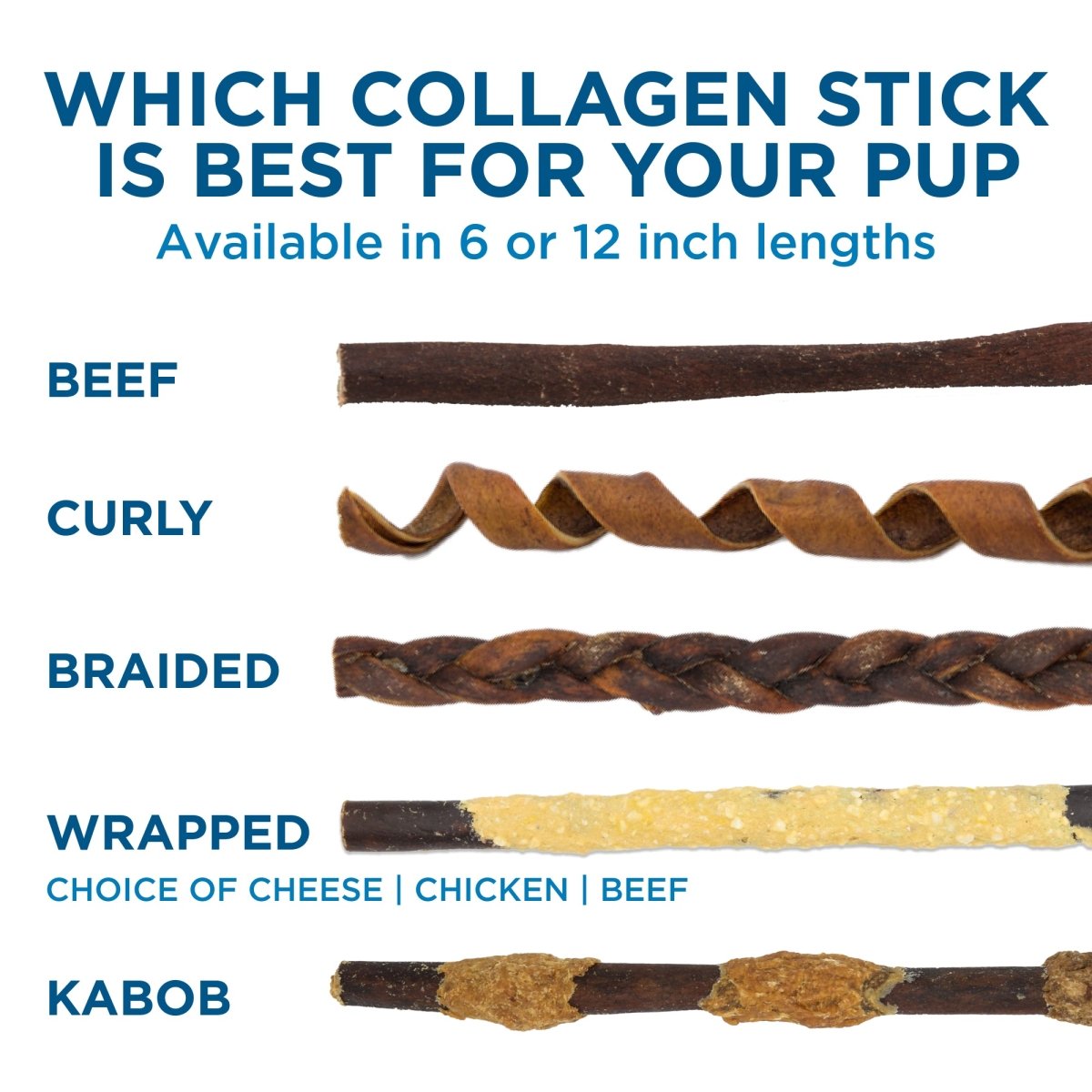 Which Best Bully 12-Inch Beef Collagen Stick is best for your pup.