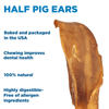 Best Bully Sticks Half Pig Ear 25pk.