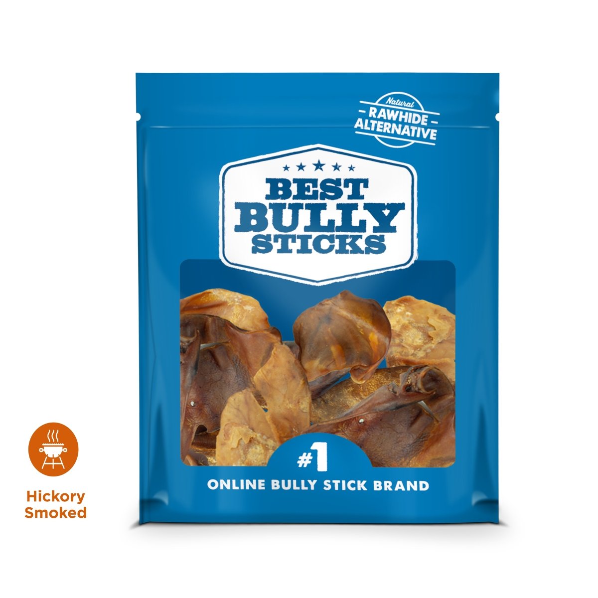 hickory smoked pig ears from best bully sticks