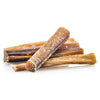 A pile of Best Bully Sticks 4-Inch Odor-Free Bully Sticks on a white background.