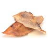 Two pieces of Best Bully Sticks Beef Scapula Dog Chews (1 lb) on a white background.