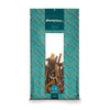 A bag of Best Bully Sticks Bully Stick and Gummy Stick Snacks Packs in a blue and brown color.