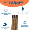 Why our 12 Inch Beef Wrapped Collagen Sticks from Best Bully Sticks are the best.
