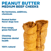 Best Bully Sticks&#39; Peanut Butter Beef Cheek - Medium chews.