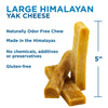 Large Himalayan Golden Yak Cheese Odor-Free (3 Pack) dog treat by Best Bully Sticks.