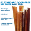 6-Inch Standard USA-Baked Odor-Free Bully Stick by Best Bully Sticks.