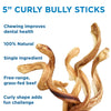 5 Curly Bully Sticks from Best Bully Sticks for dogs.