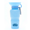 A blue bottle with a handle attached to it, The BEST Doggie Water Bottle - Blue by Best Bully Sticks.