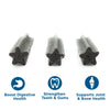 Four different types of Best Bully Sticks Doggie Dental Chews for dogs.