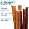 6 Best Bully Sticks 6-Inch Standard Bully Stick.