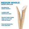Best Bully Sticks Medium Whole Deer Antler (1 Count).