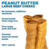 Best Bully Sticks&#39; Peanut Butter Beef Cheek - Large is a great choice for your dog&#39;s chew.