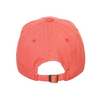 A red BEST Dog Mom Embroidered Hat with a buckle on the back from Best Bully Sticks.