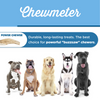A poster with the words chewemeter. It&#39;s like showcasing the Best Bully Sticks Medium Whole Elk Antler (1 Count) on display.