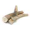 A group of Small Whole Elk Antlers (1 Count) by Best Bully Sticks on a white background.