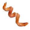 A rolled up Premium 5-6 Inch Curly Bully Stick from Best Bully Sticks on a white background.