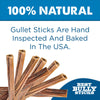 100% natural Best Bully Sticks 6-Inch Gullet Sticks, hand inspected and baked in the USA.