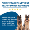 Why pet parents love our Best Bully Sticks&#39; Peanut Butter Beef Cheek - Medium checks.